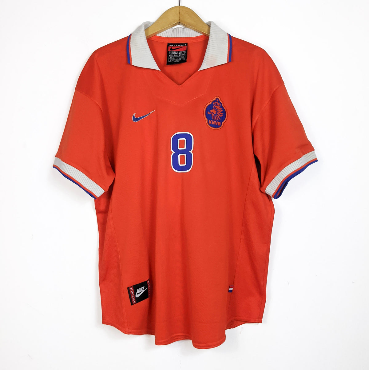Original Netherlands 1997/98 Home - Dennis Bergkamp #8 Size XL