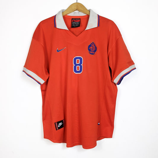 Original Netherlands 1997/98 Home - Dennis Bergkamp #8 Size XL