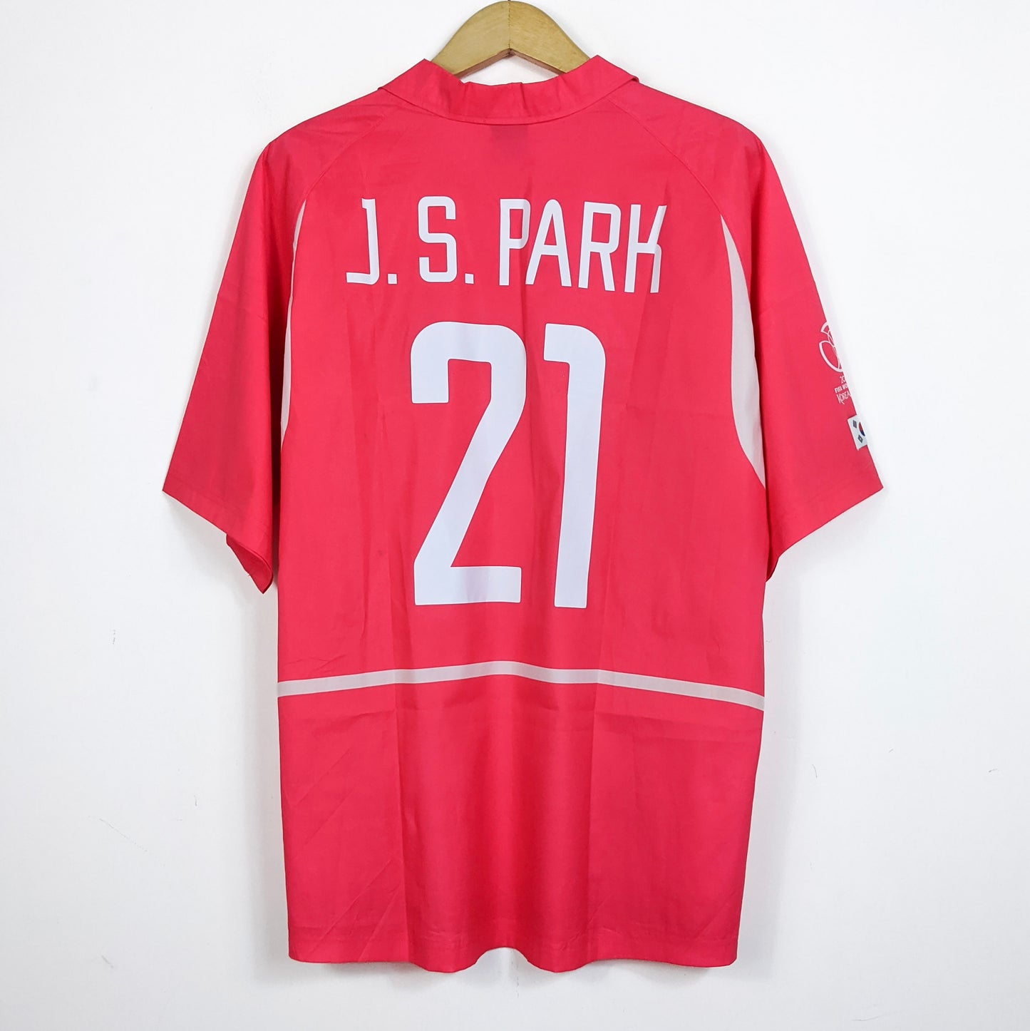 Original South Korea 2002 Home - Park Ji Sung #21 Size XL