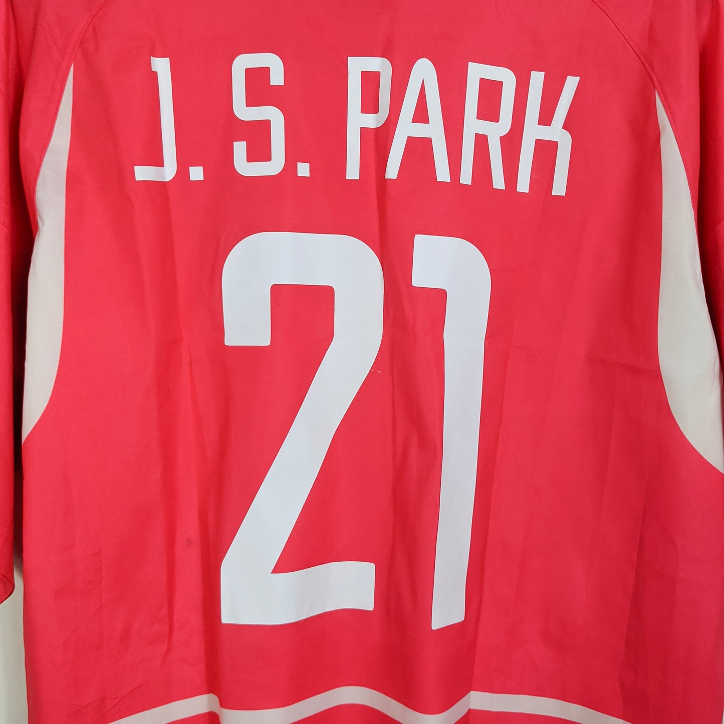 Original South Korea 2002 Home - Park Ji Sung #21 Size XL
