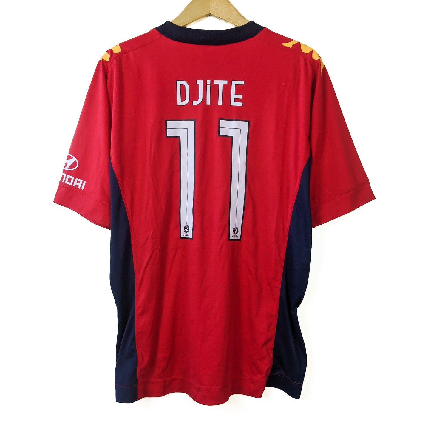 Original Adelaide United 2012/13 Home - Djite #11 Size fit L