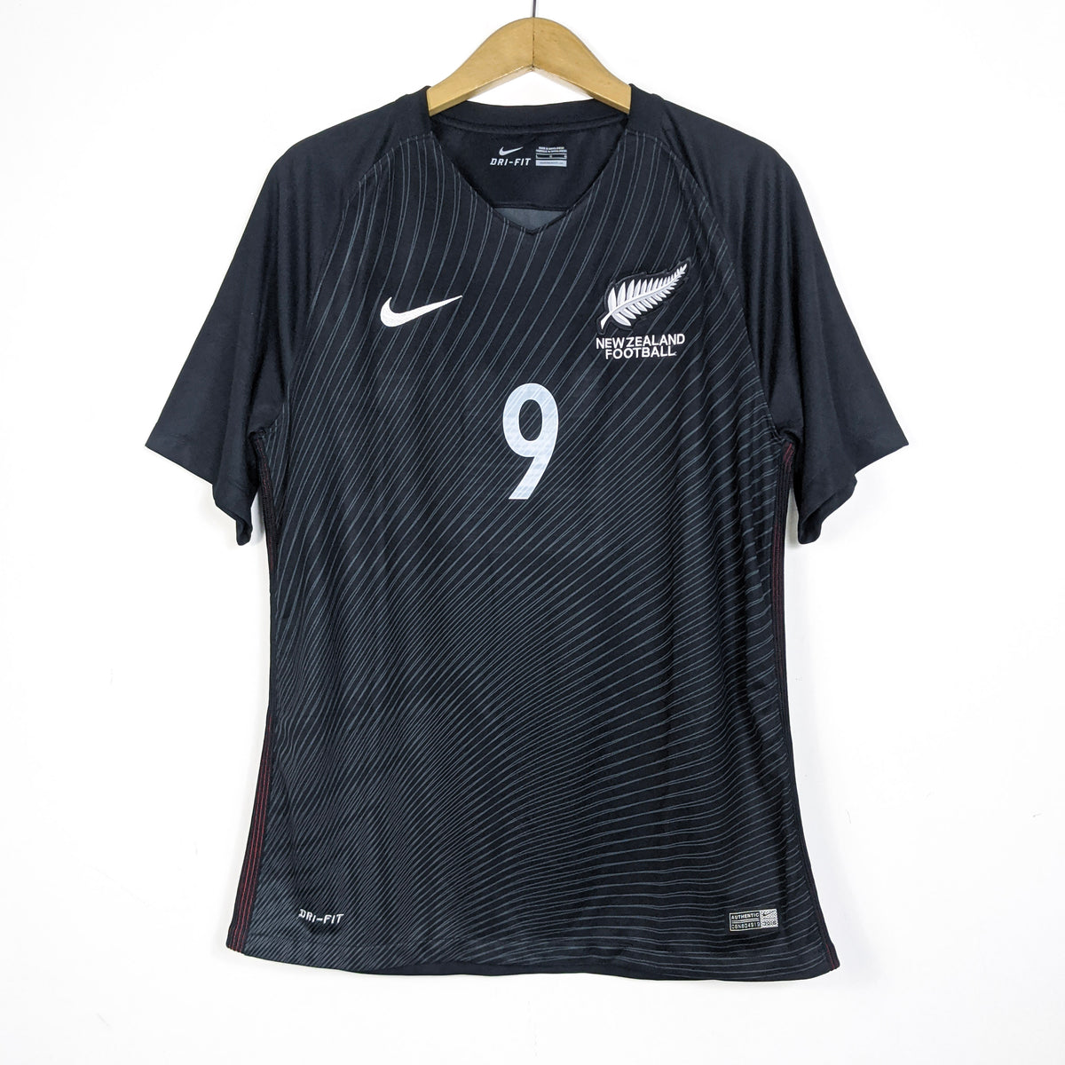 Original New Zealand 2016 Away - Chris Wood #9 Size L
