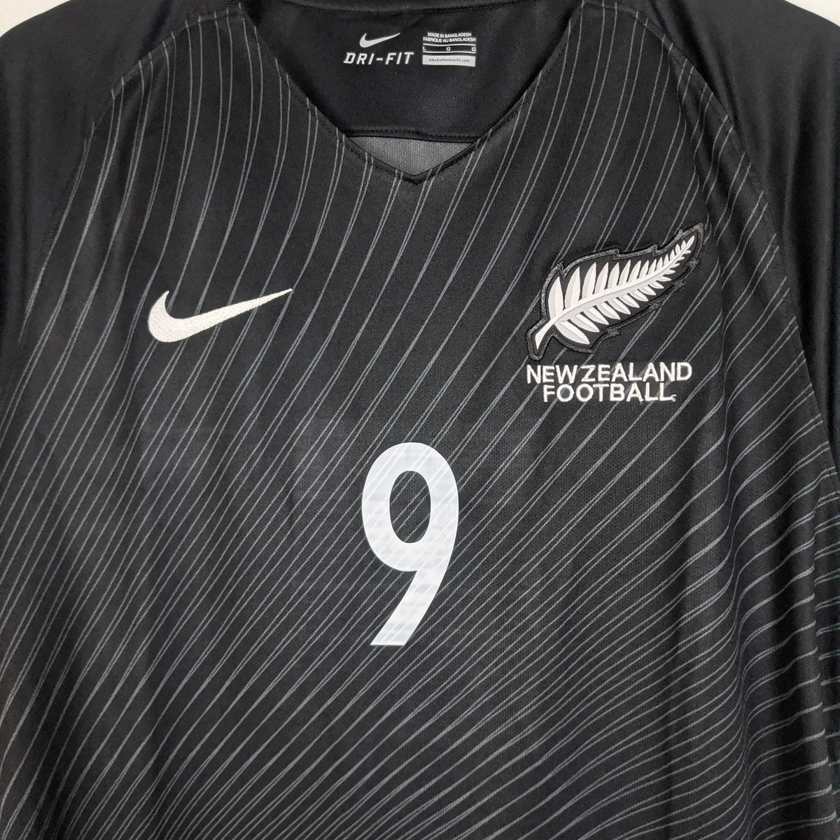 Original New Zealand 2016 Away - Chris Wood #9 Size L