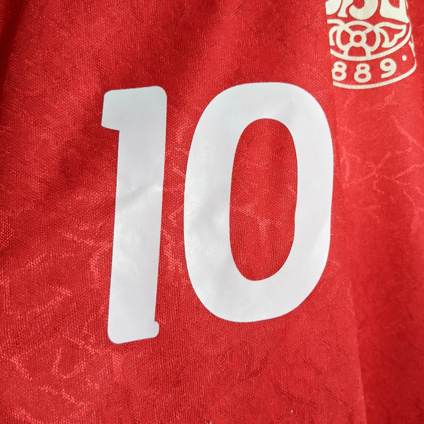 Original Denmark 1994/96 Home - M.Laudrup #10 Size L fit S