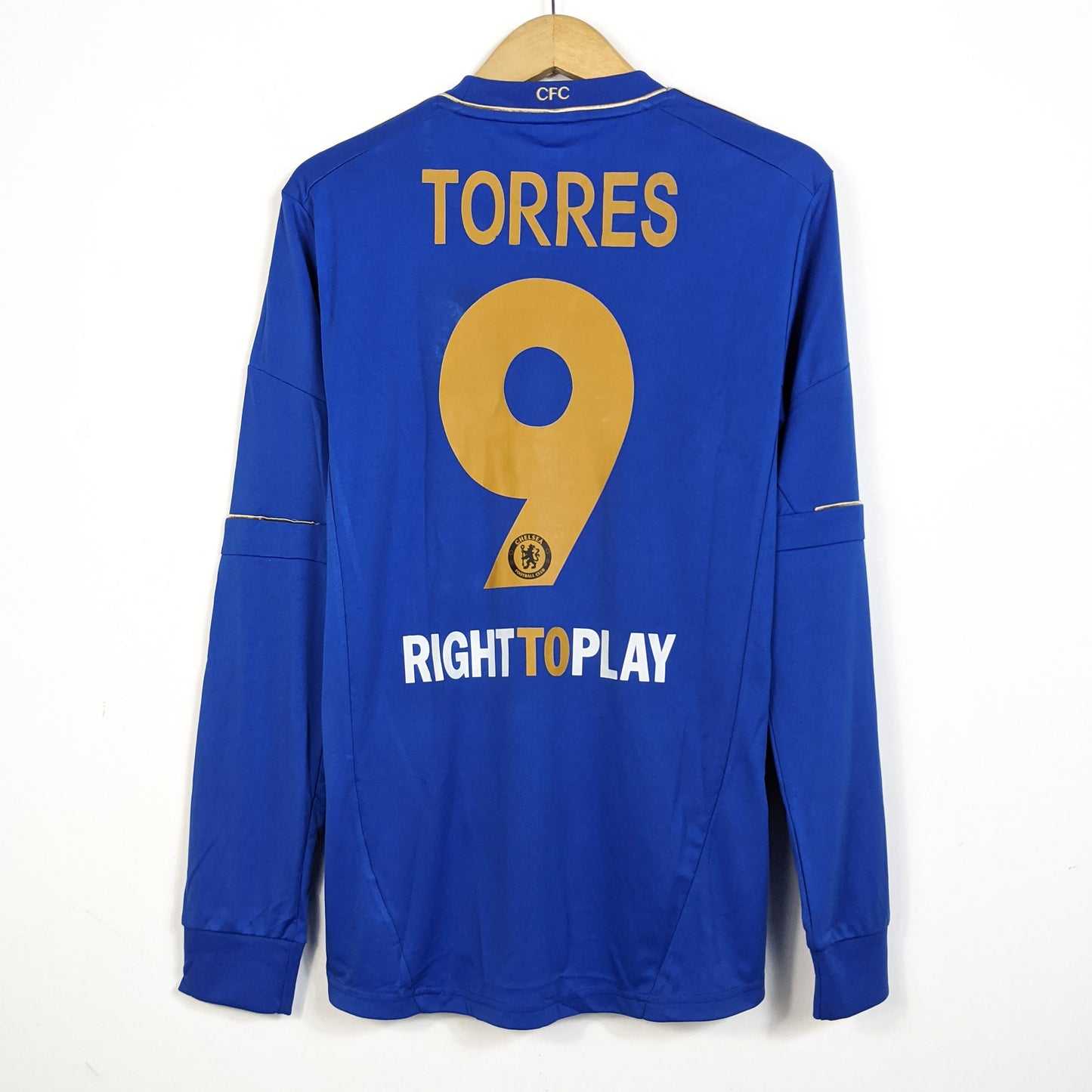 Original Chelsea 2012/13 Home - Torres #9 Size M (Long Sleeve)