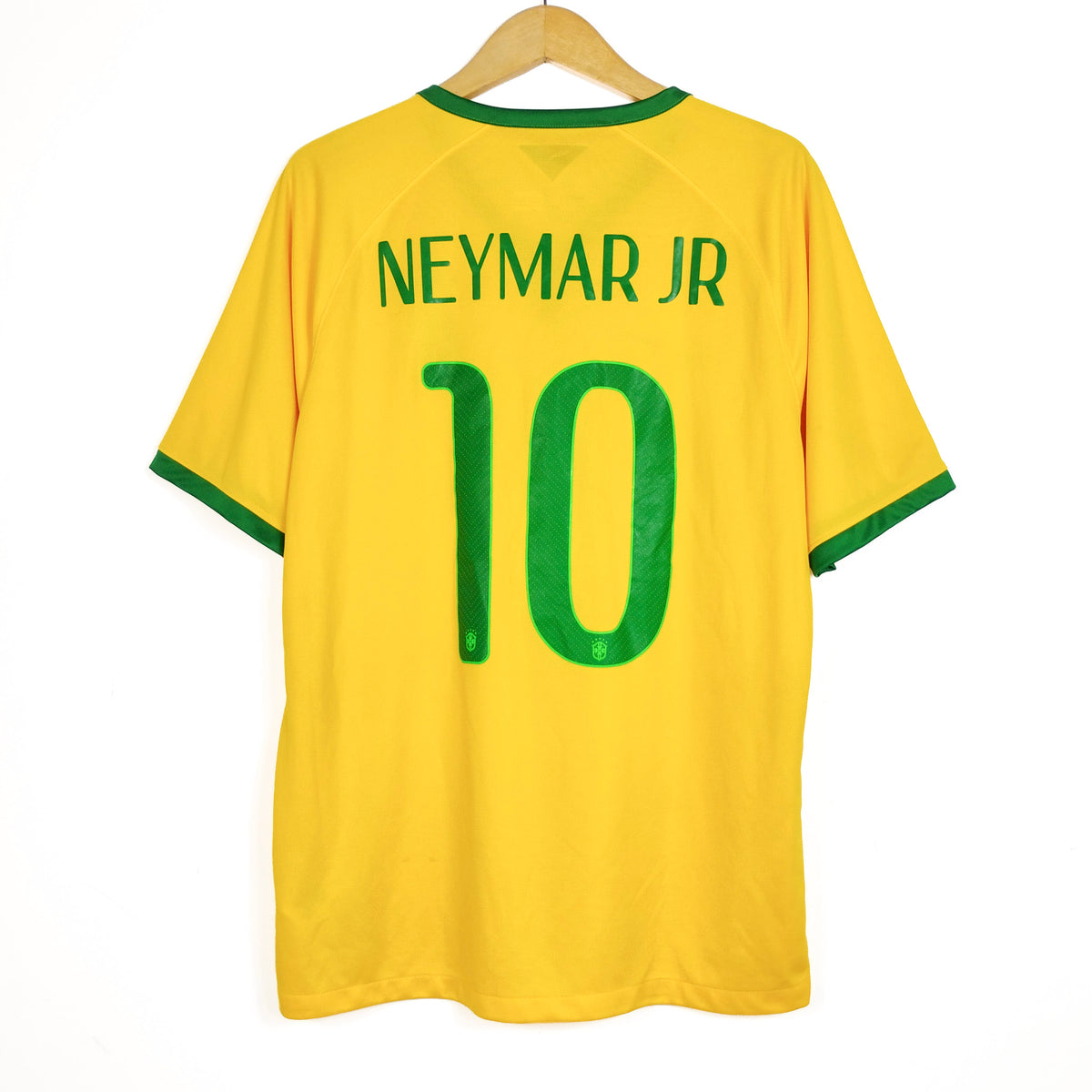 Original Brazil 2014/15 Home - Neymar Jr #10 Size L