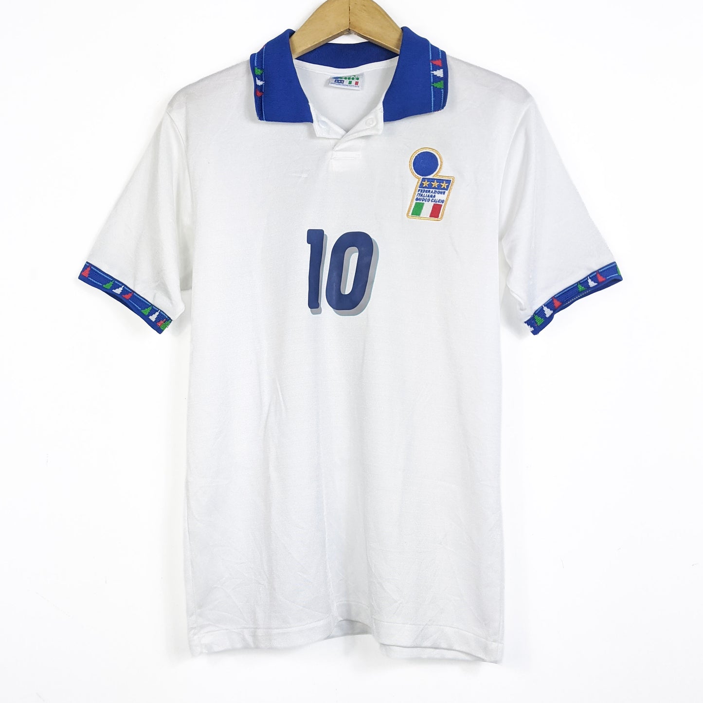 Original Italy 1994 Away - Baggio #10 Size L fit M (Jaspo)