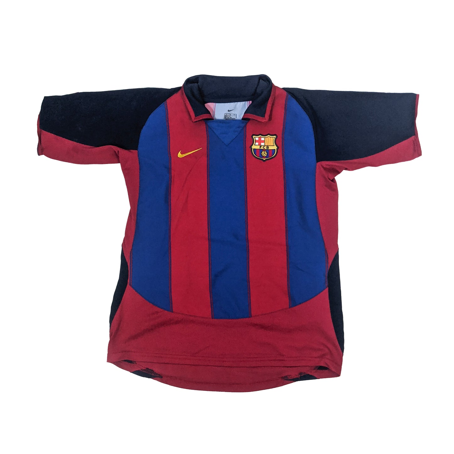 Original Barcelona 2003/04 Home - Ronaldinho #10 Size L Boys