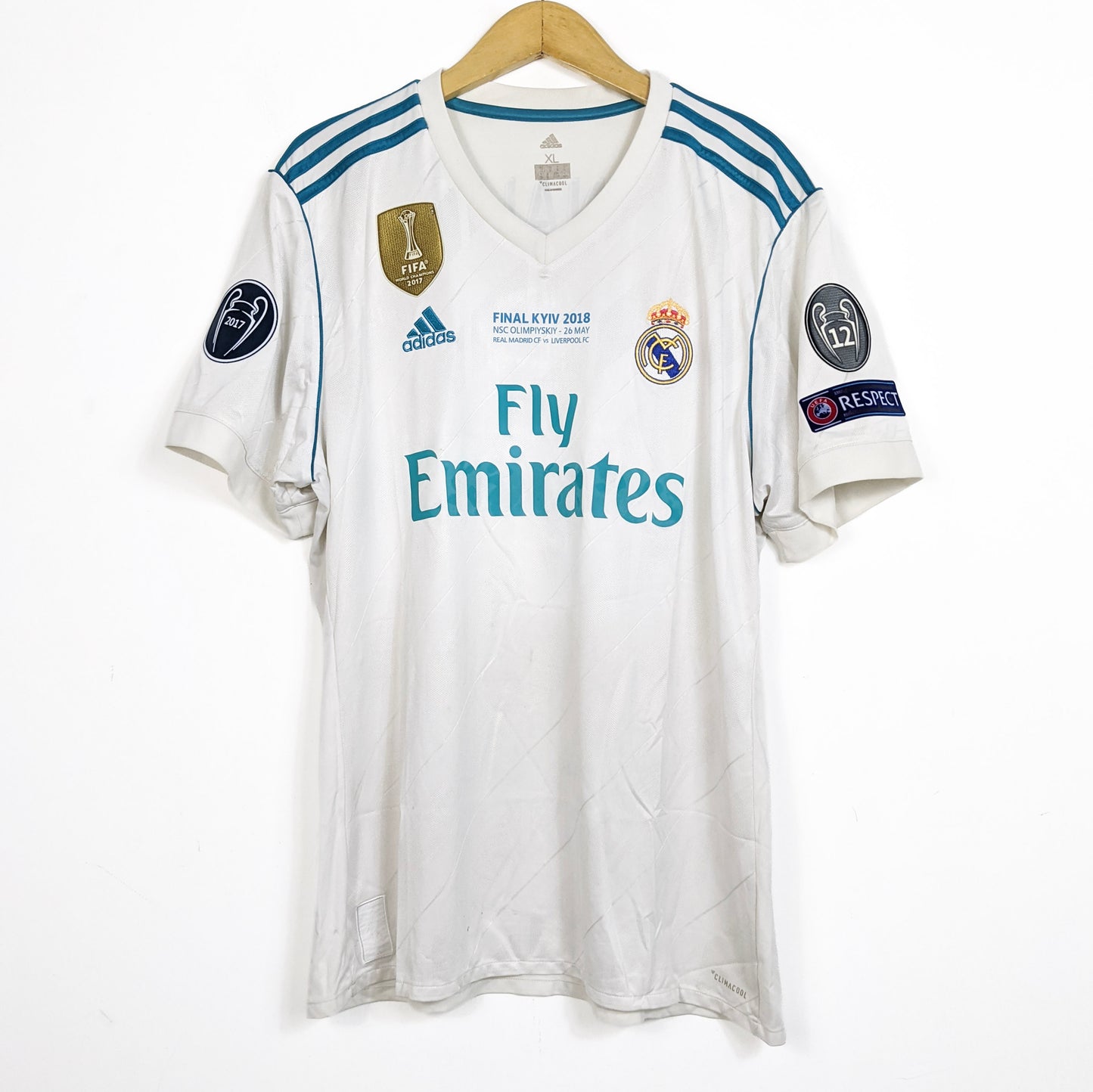 Original Real Madrid 2017/18 Home - Ronaldo #7 Size XL