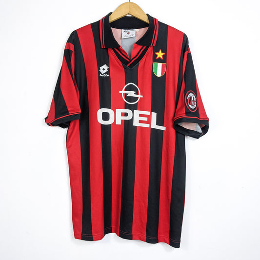 Original AC Milan 1996/97 Home - Baggio #18 Size XL