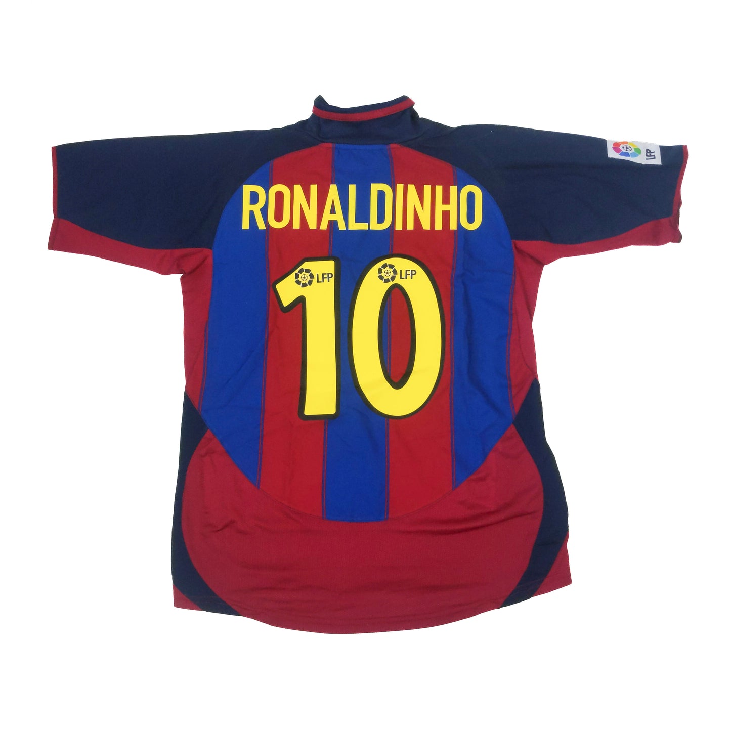 Original Barcelona 2003/04 Home - Ronaldinho #10 Size L Boys