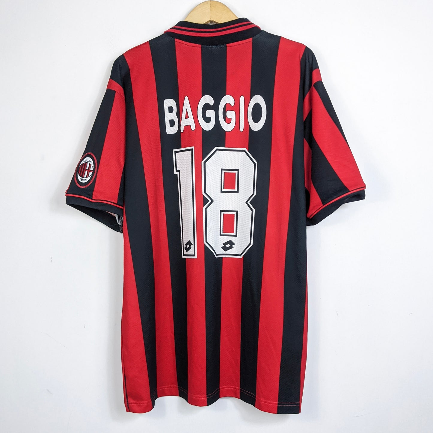 Original AC Milan 1996/97 Home - Baggio #18 Size XL