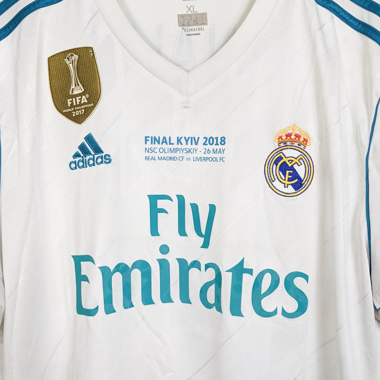 Original Real Madrid 2017/18 Home - Ronaldo #7 Size XL