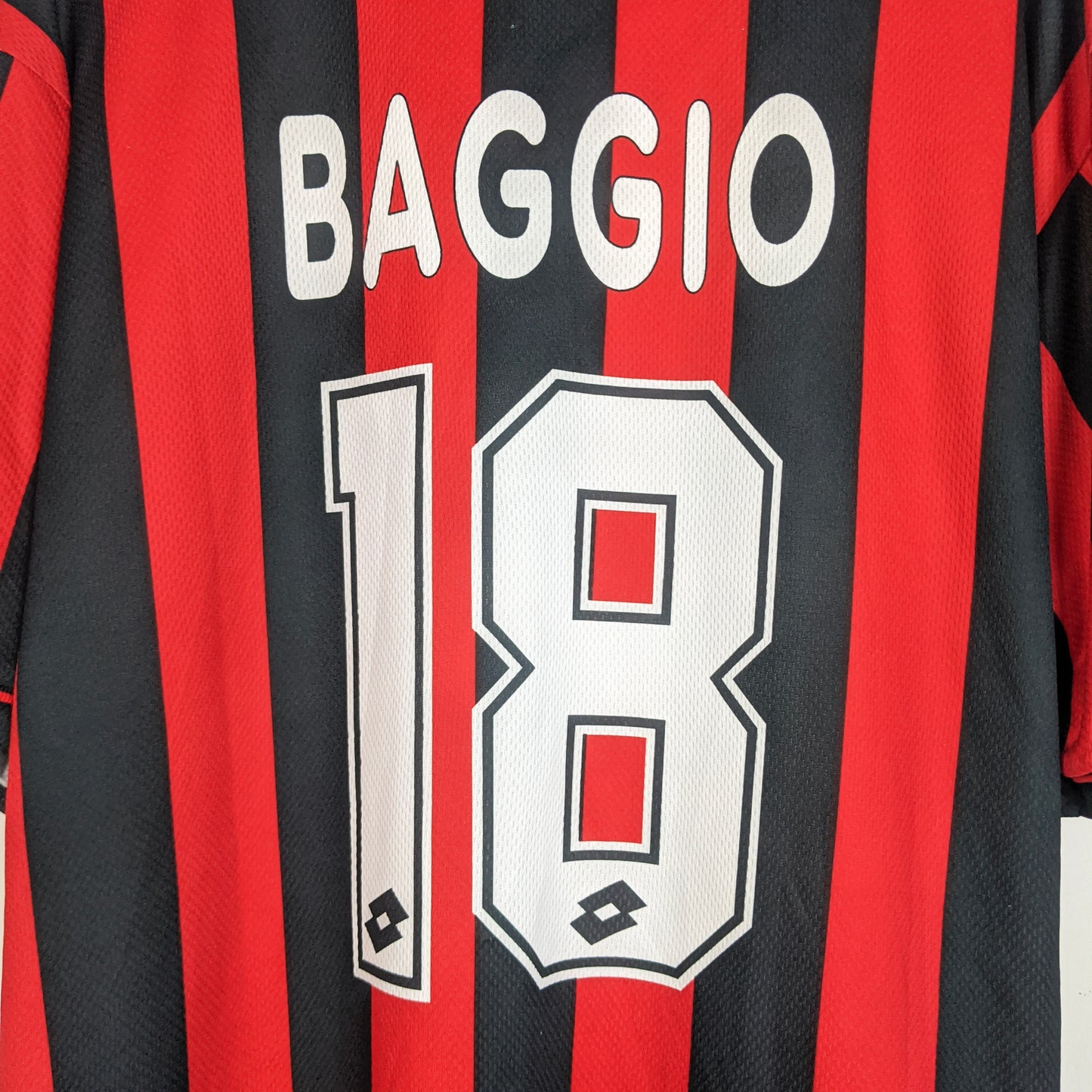 Original AC Milan 1996/97 Home - Baggio #18 Size XL