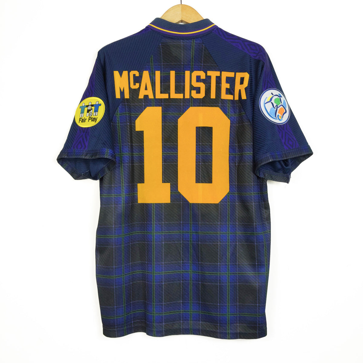 Original Scotland 1994/96 Home - McAllister #10 Size XL