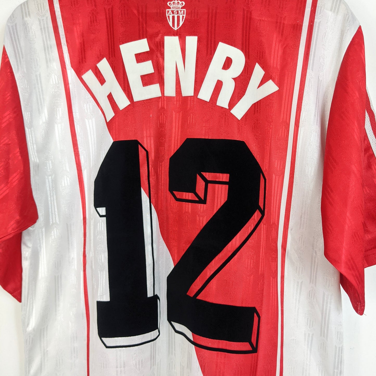 Original AS Monaco 1997/98 Home - Henry #12 Size M
