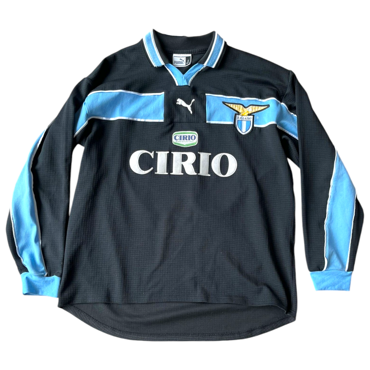 Authentic Lazio 1999/00 Away - Pavel Nedved #18 Size L (Longsleeve)