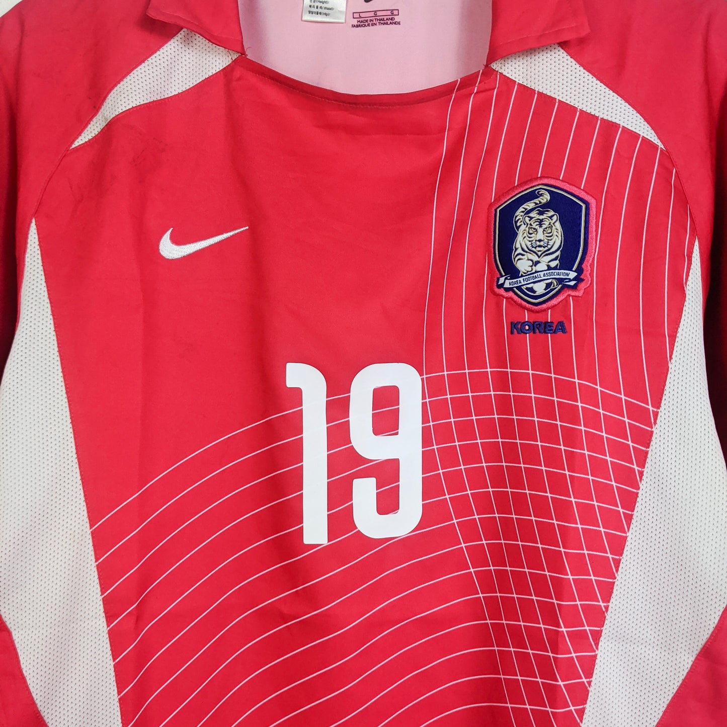 Original South Korea 2002 Home - Ahn Jung Hwan #19 Size L