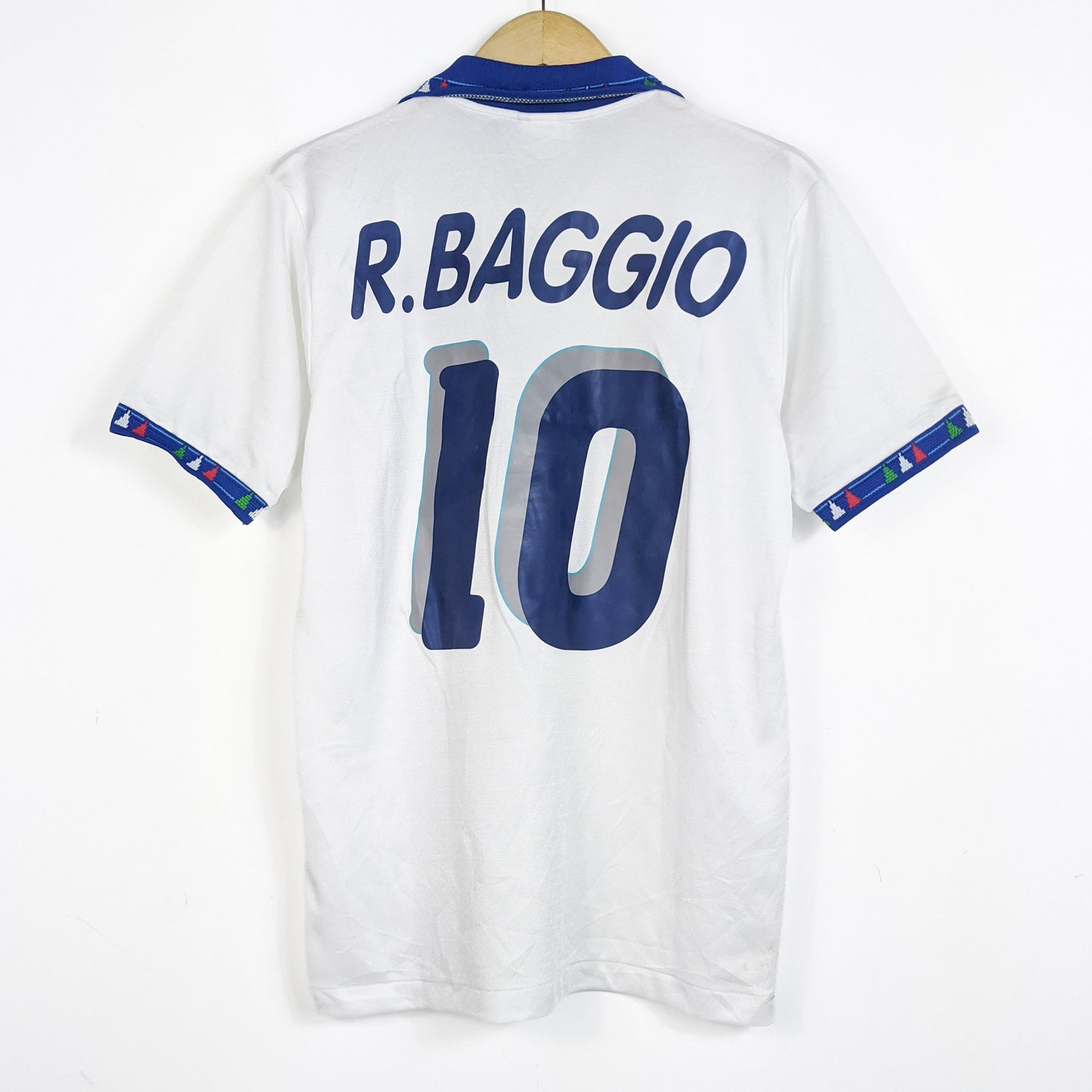 Original Italy 1994 Away - Baggio #10 Size L fit M (Jaspo)
