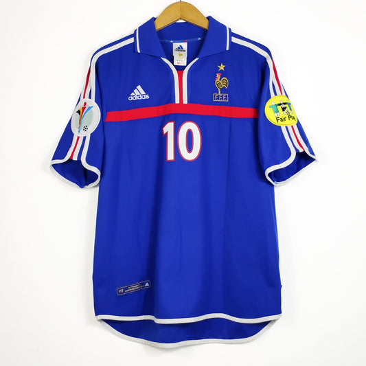 Original France 2000 Home - Zidane #10 Size L