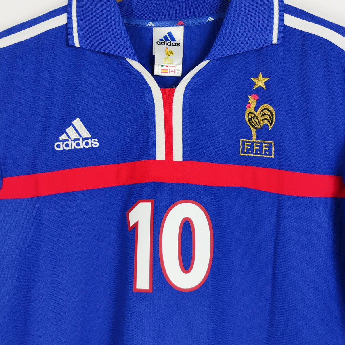 Original France 2000 Home - Zidane #10 Size L
