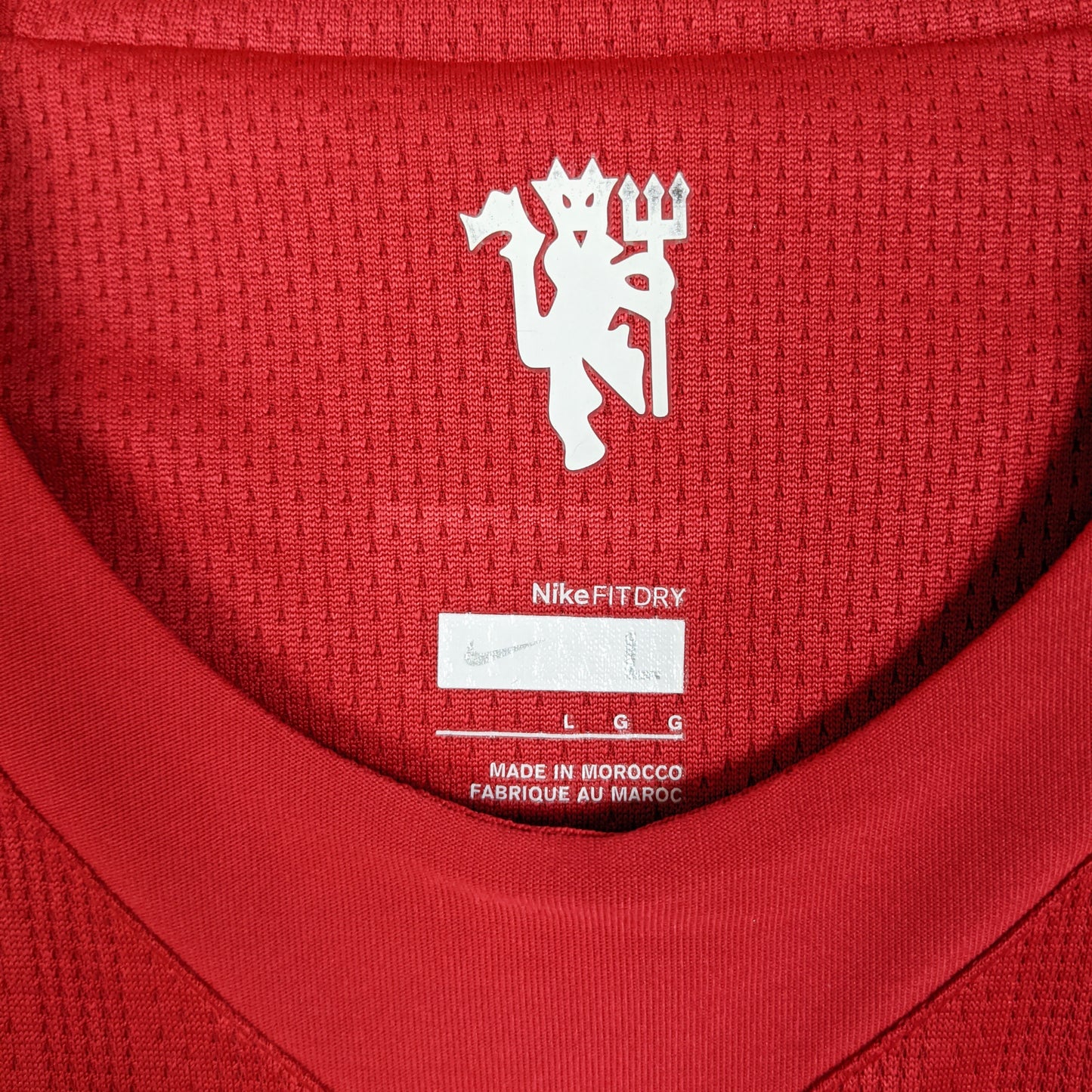 Original Manchester United 2007/08 Home - Ronaldo #7 Size L (Long Sleeve)
