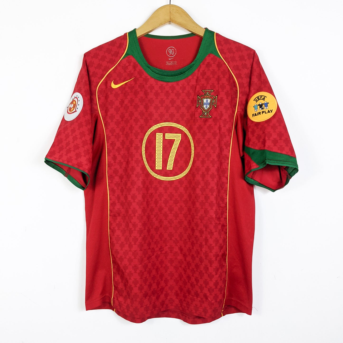 Original Portugal 2004 Home - C.Ronaldo #17 Size M