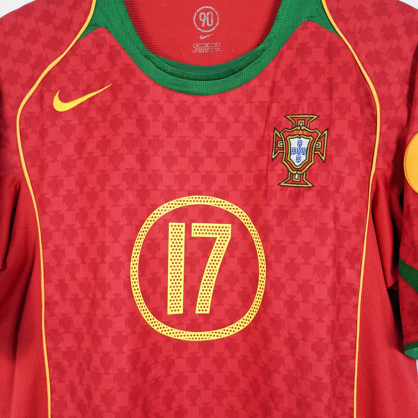 Original Portugal 2004 Home - C.Ronaldo #17 Size M