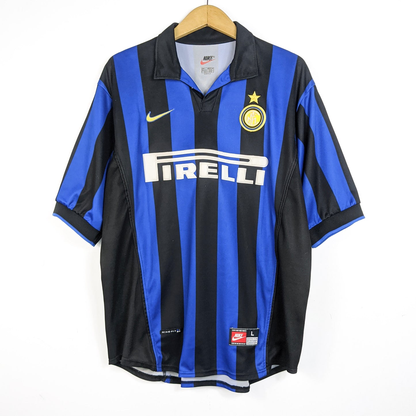 Original Inter Milan 1998/99 Home - Ronaldo #9 Size L
