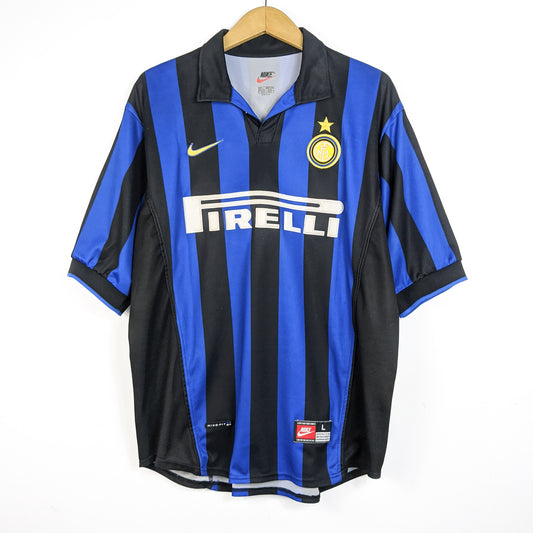 Original Inter Milan 1998/99 Home - Ronaldo #9 Size L