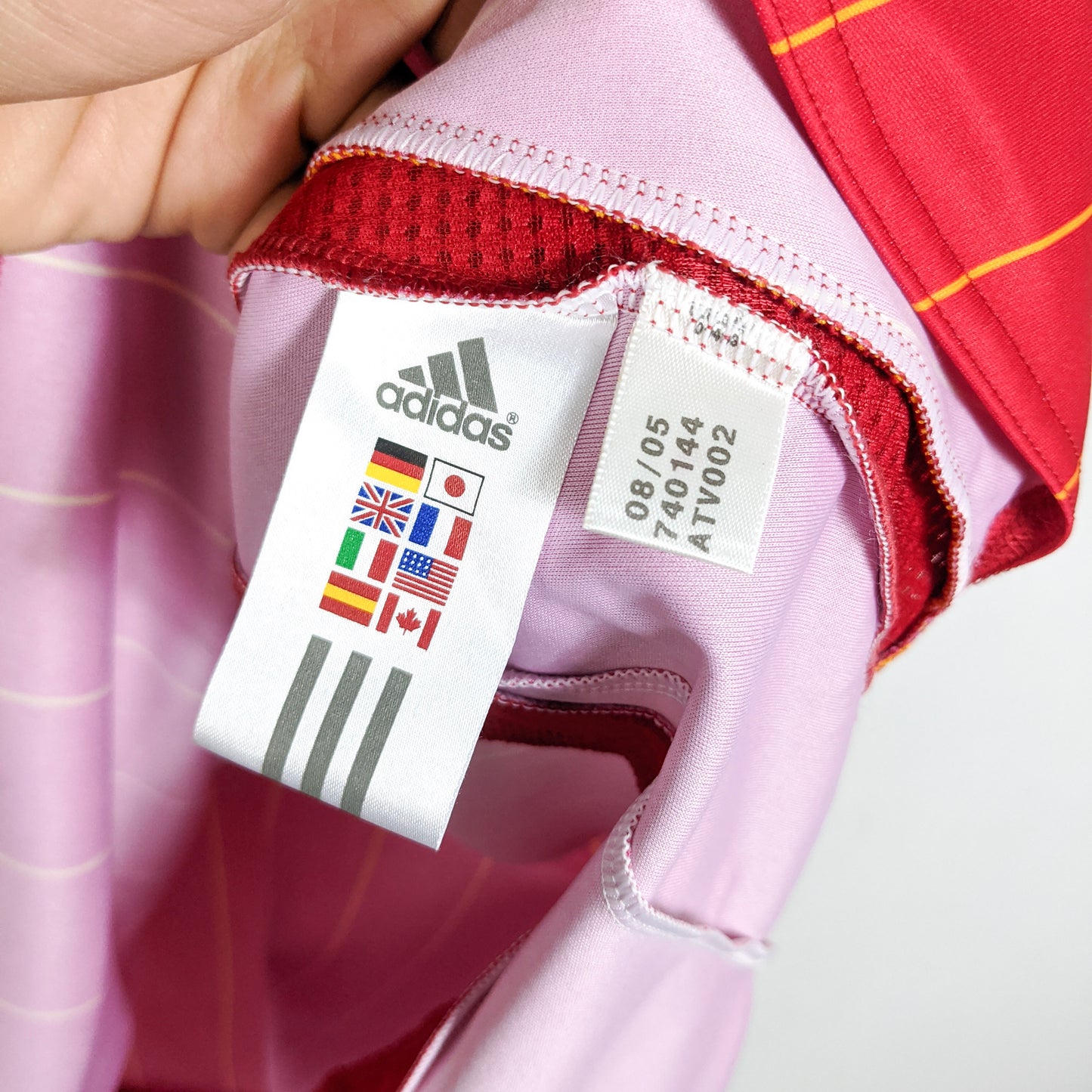 Original Spain 2006/08 Home - Cesc Fabregas #18 Size L fit XL