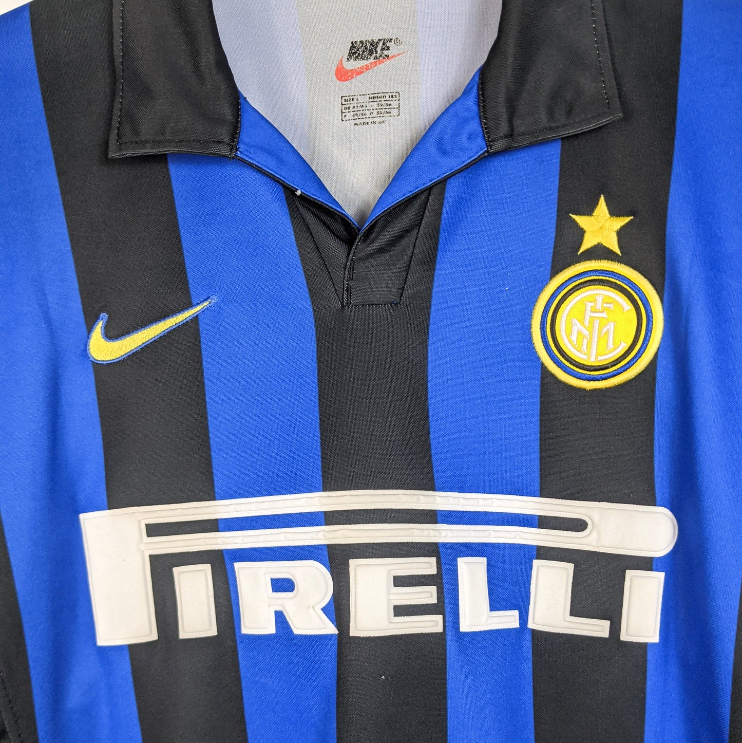 Original Inter Milan 1998/99 Home - Ronaldo #9 Size L