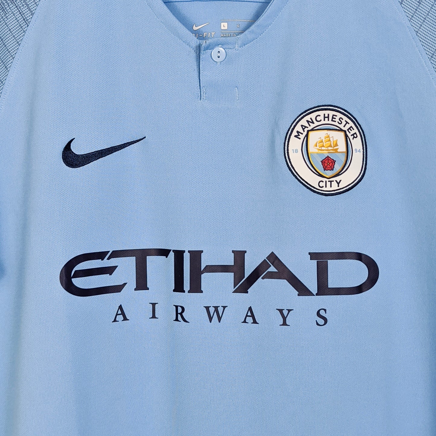 Original Manchester City 2018/19 Home - Silva #21 Size L fit M