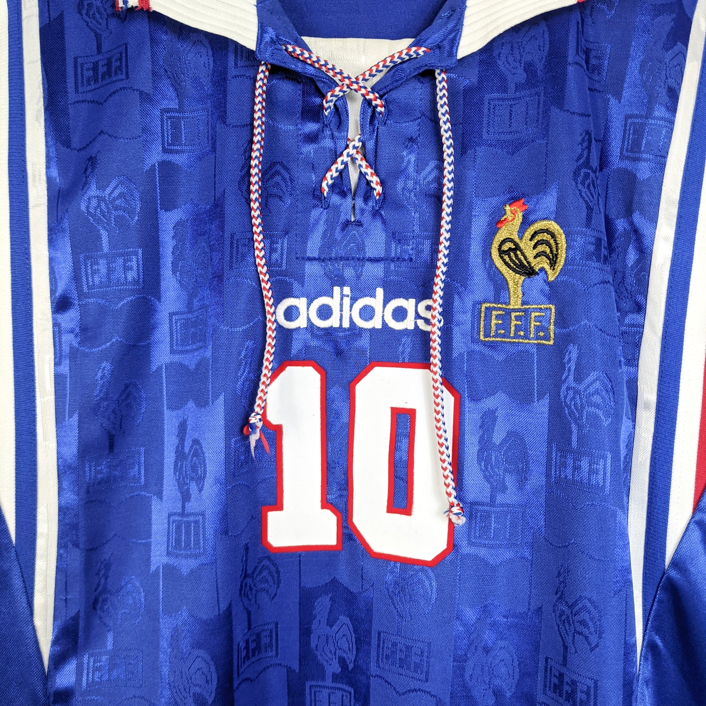 Original France 1996 Home - Zidane #10 Size L