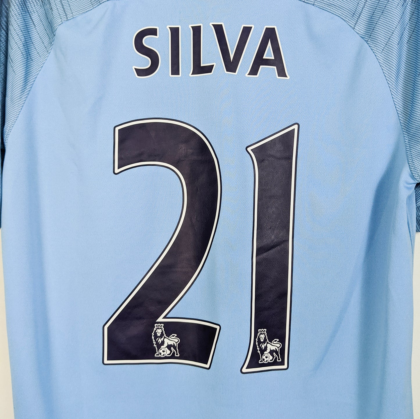 Original Manchester City 2018/19 Home - Silva #21 Size L fit M