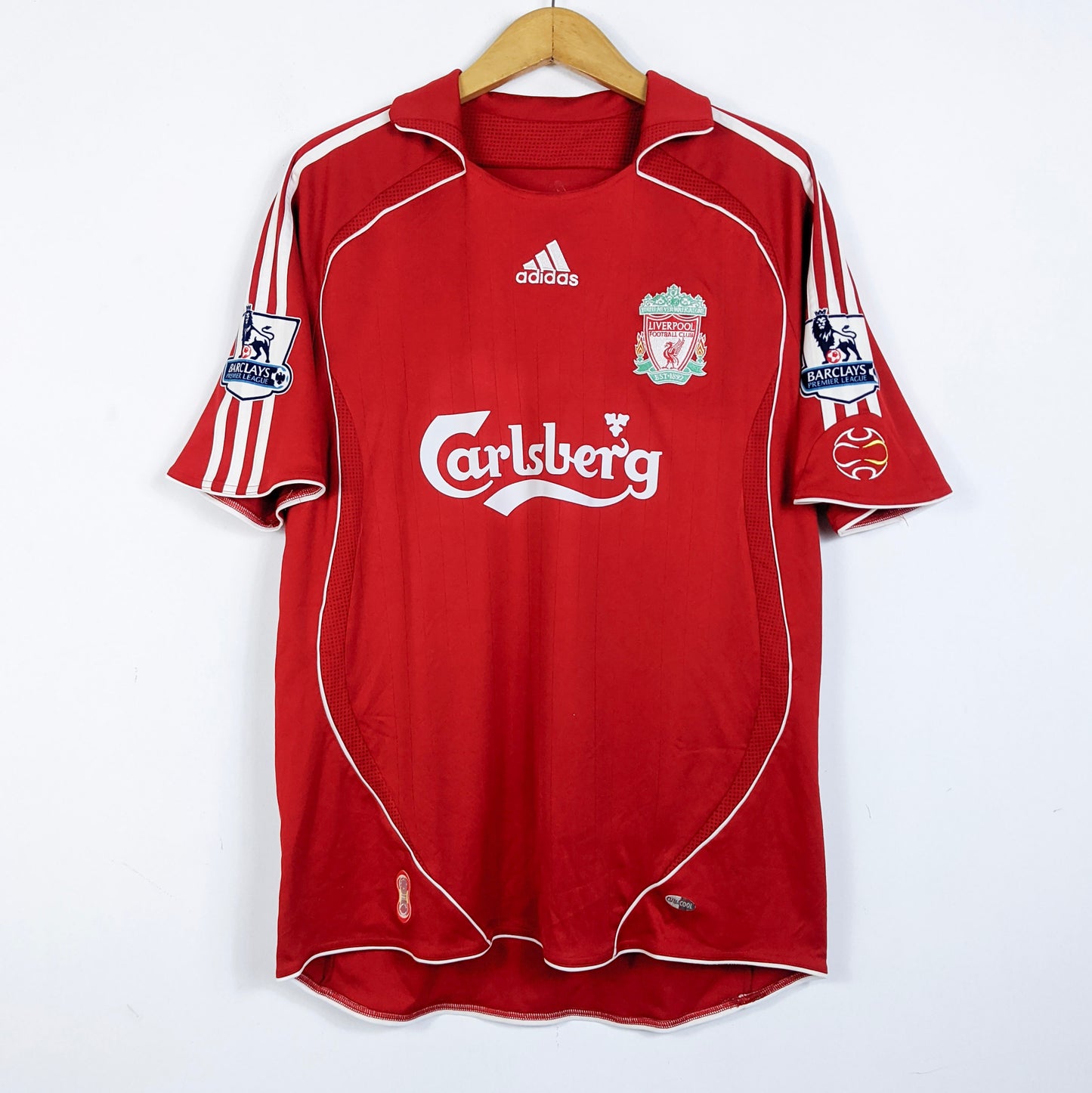 Original Liverpool 2006/07 Home - Kewell #7 Size L