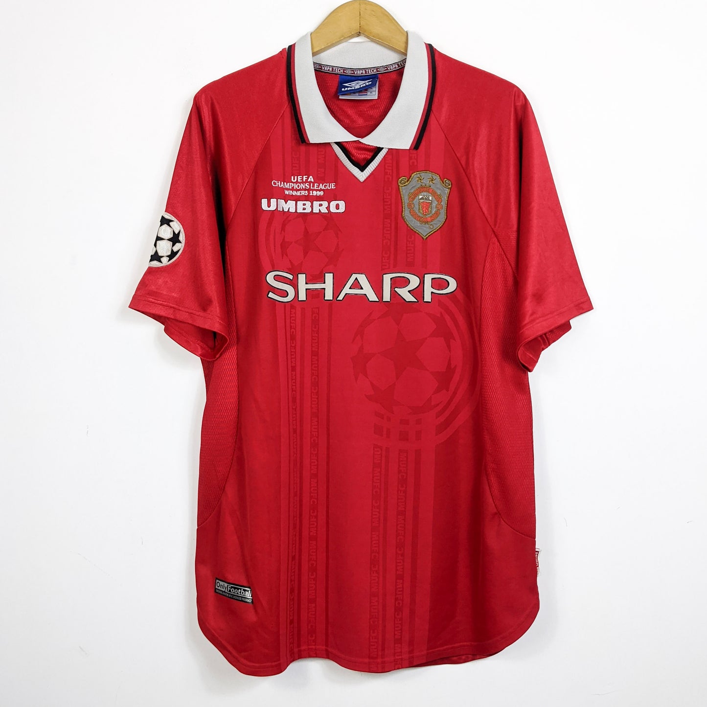 Original Manchester United 1999 Home - Beckham #7 Size XL