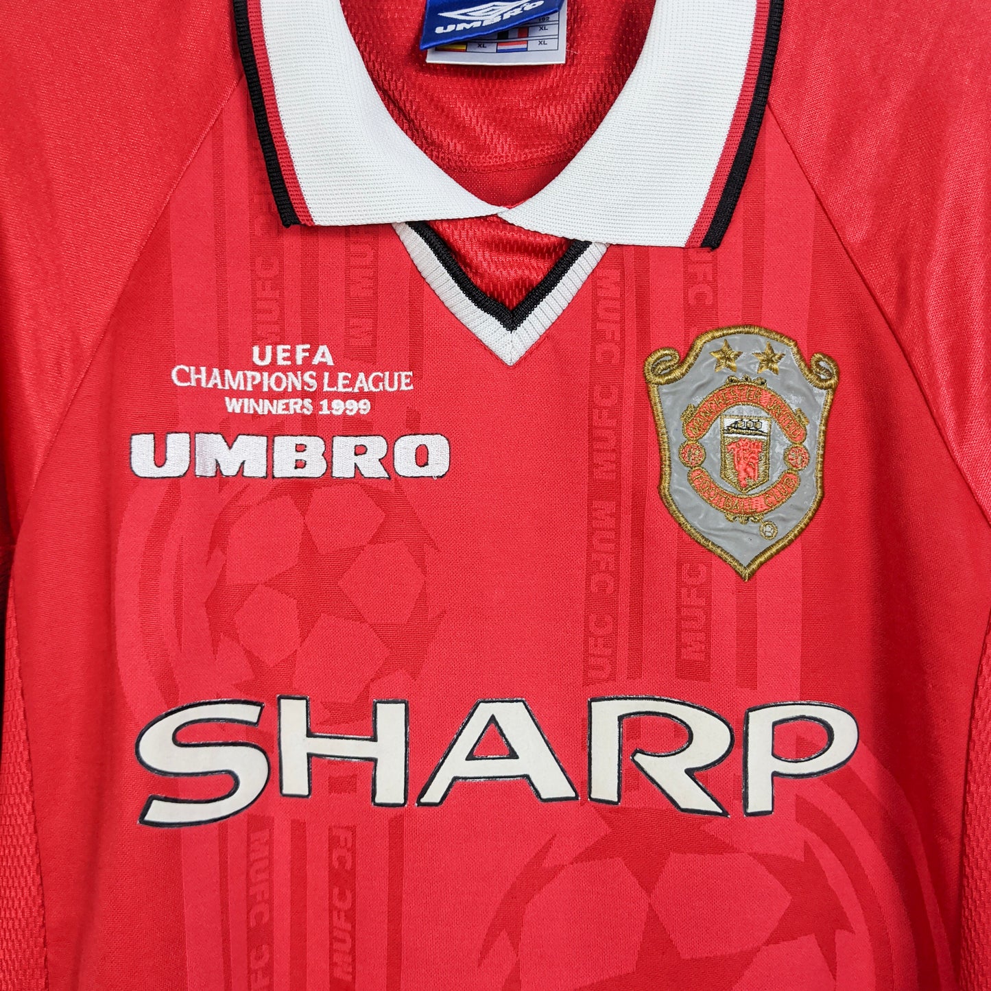 Original Manchester United 1999 Home - Beckham #7 Size XL