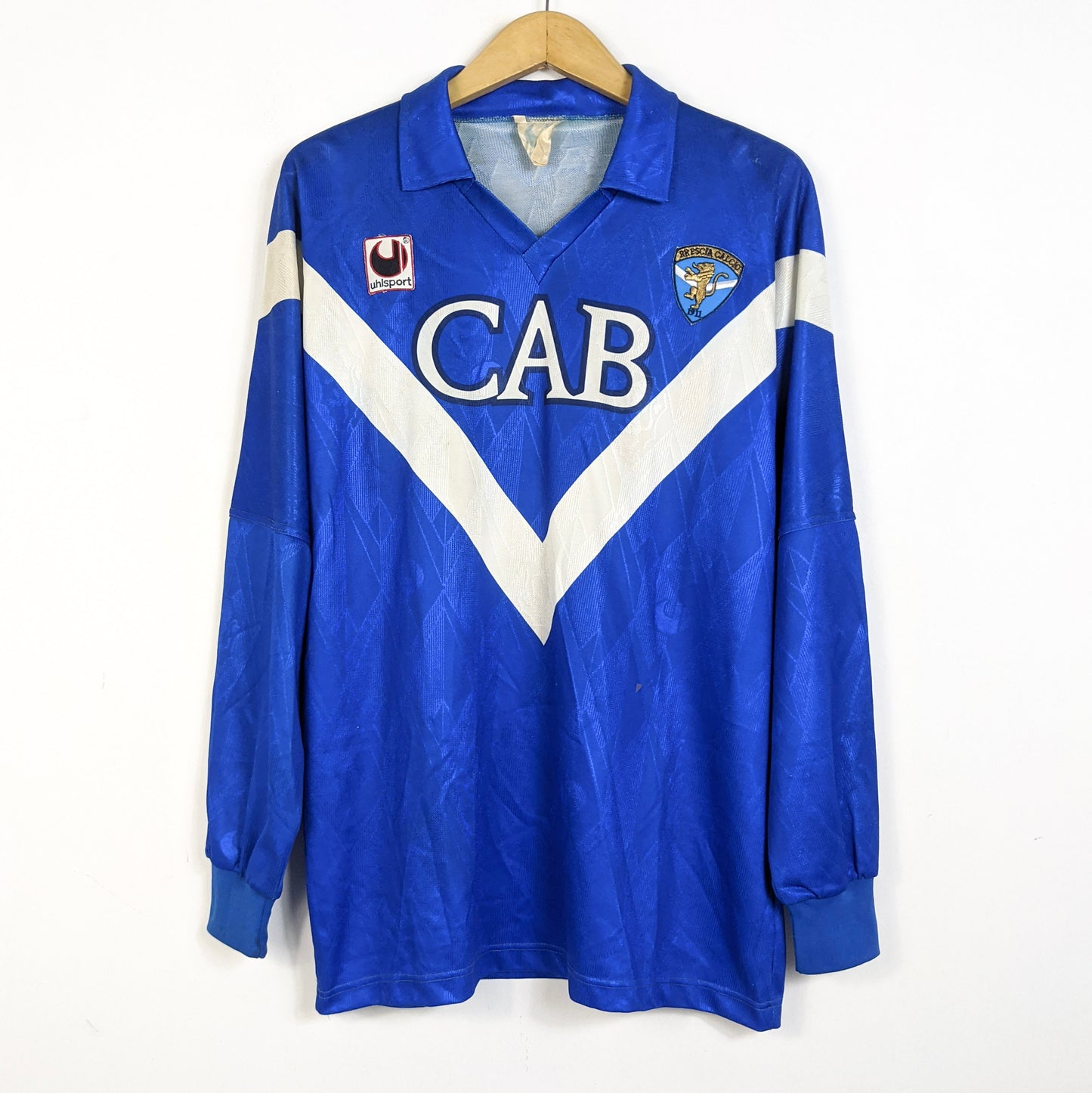Original Brescia 1992/94 Home - Hagi #10 Size L (Long Sleeve)