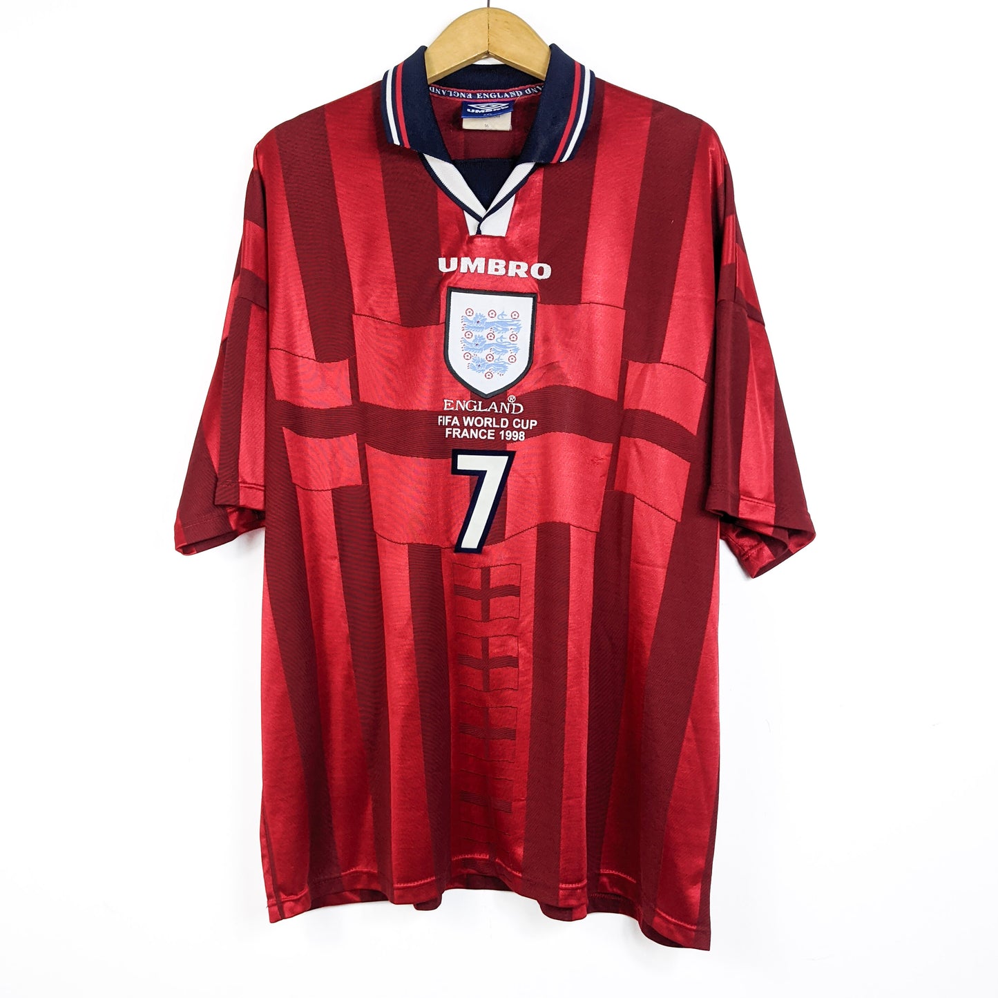 Original England 1997/99 Away - Beckham #7 Size XXL