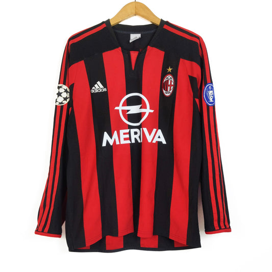 Original AC Milan 2003/04 Home - Kaka #22 Size M (Long Sleeve)