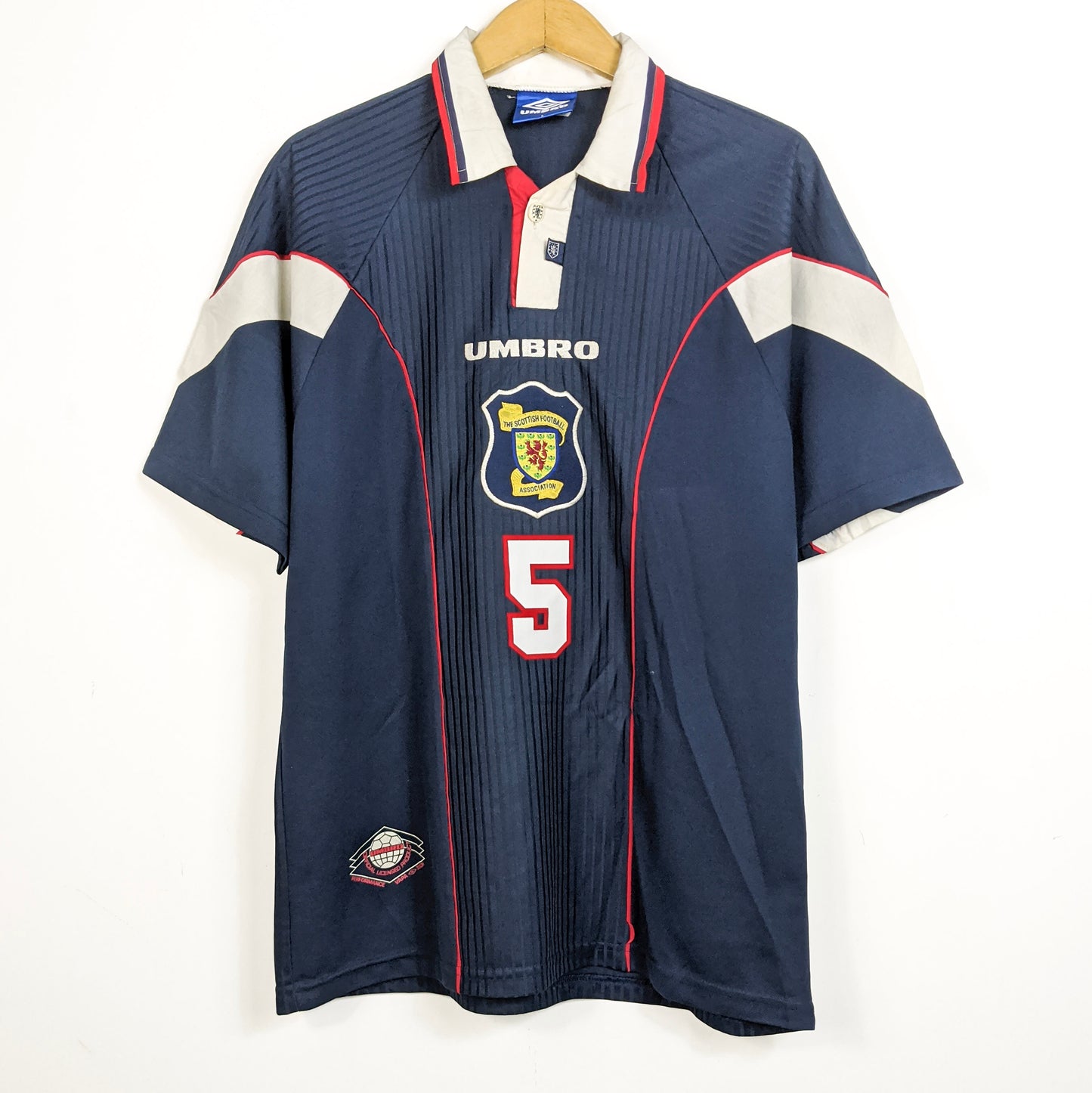 Original Scotland 1996/98 Home - Hendry #5 Size L