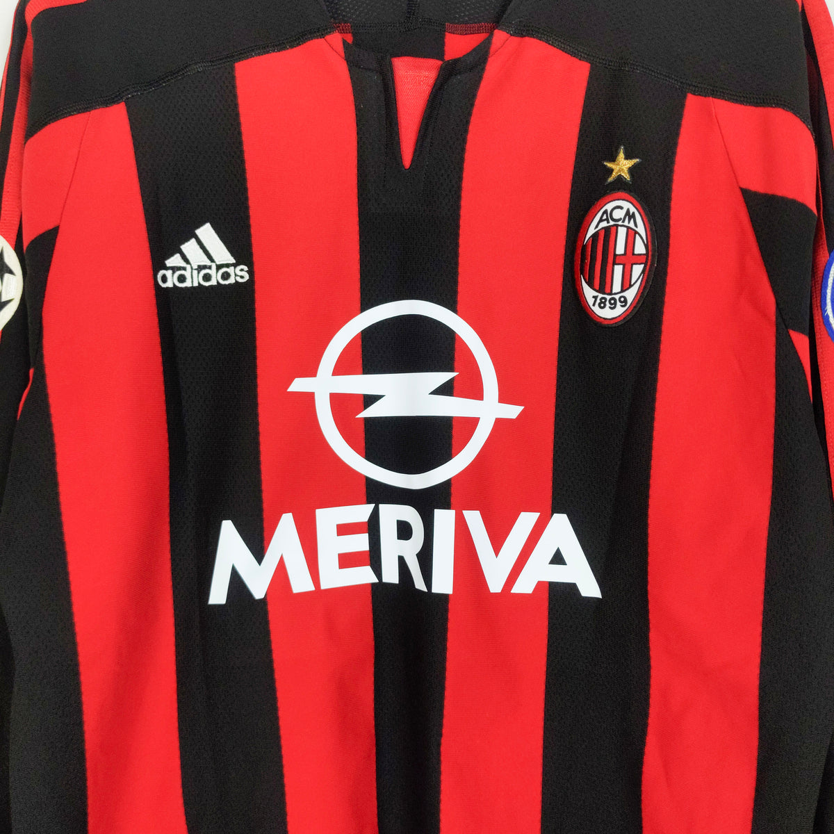 Original AC Milan 2003/04 Home - Kaka #22 Size M (Long Sleeve)