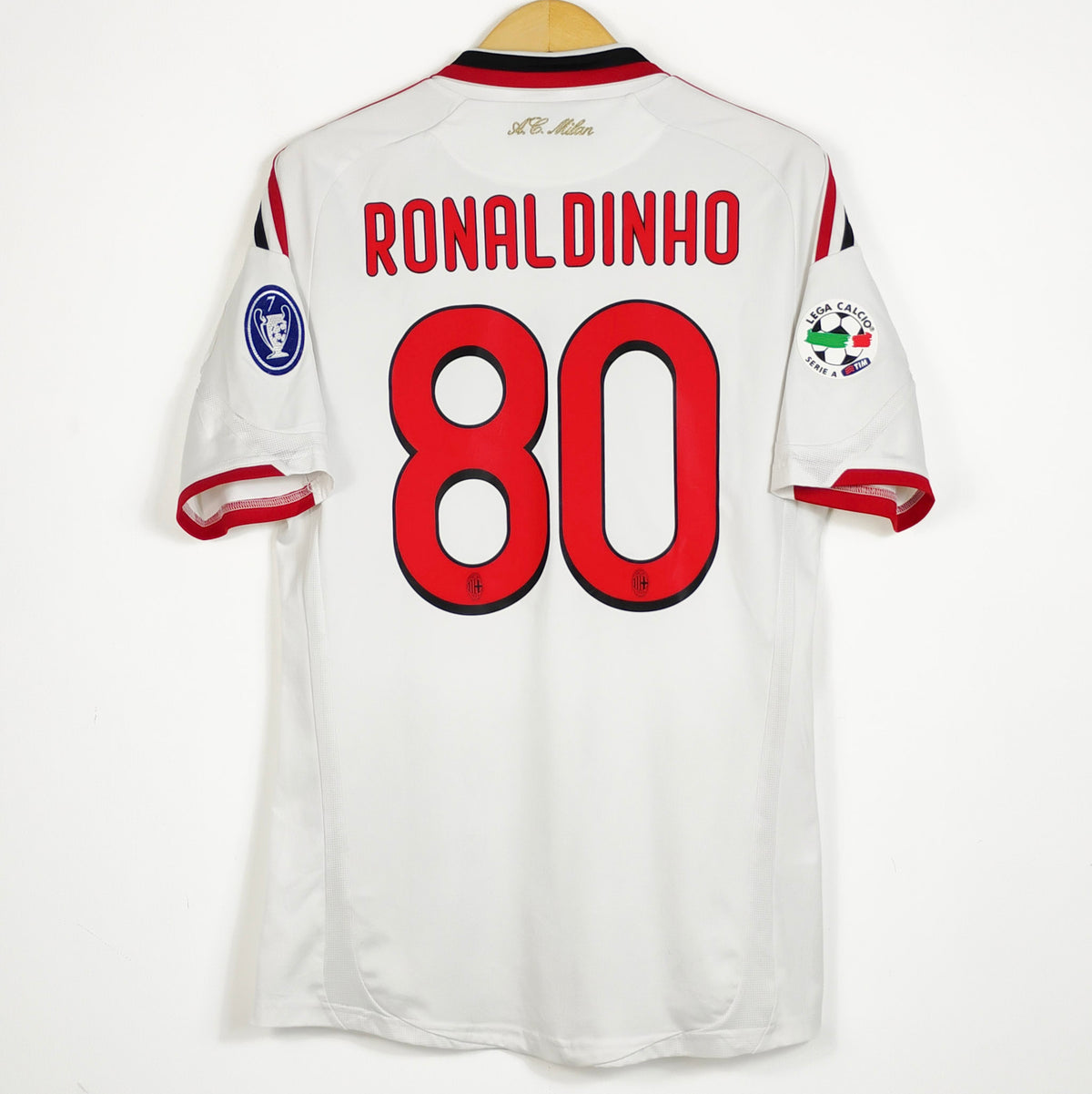 Original AC Milan 2007/08 Away - Ronaldinho #80 Size fit M