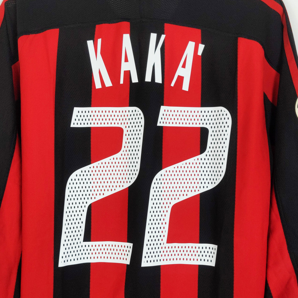 Original AC Milan 2003/04 Home - Kaka #22 Size M (Long Sleeve)
