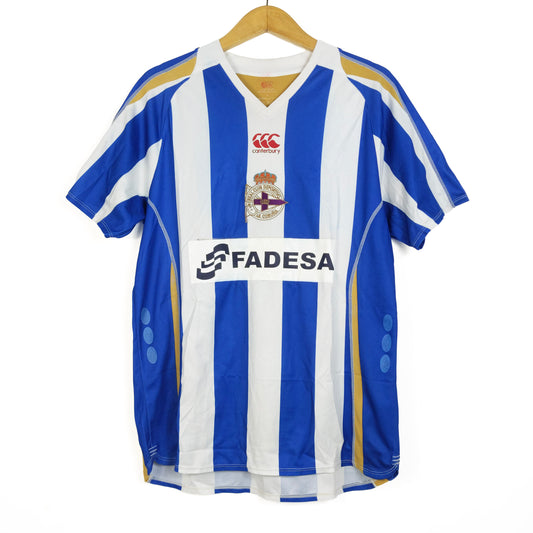 Original Deportivo de La Coruna 2007/08 Home - Valeron #21 Size M