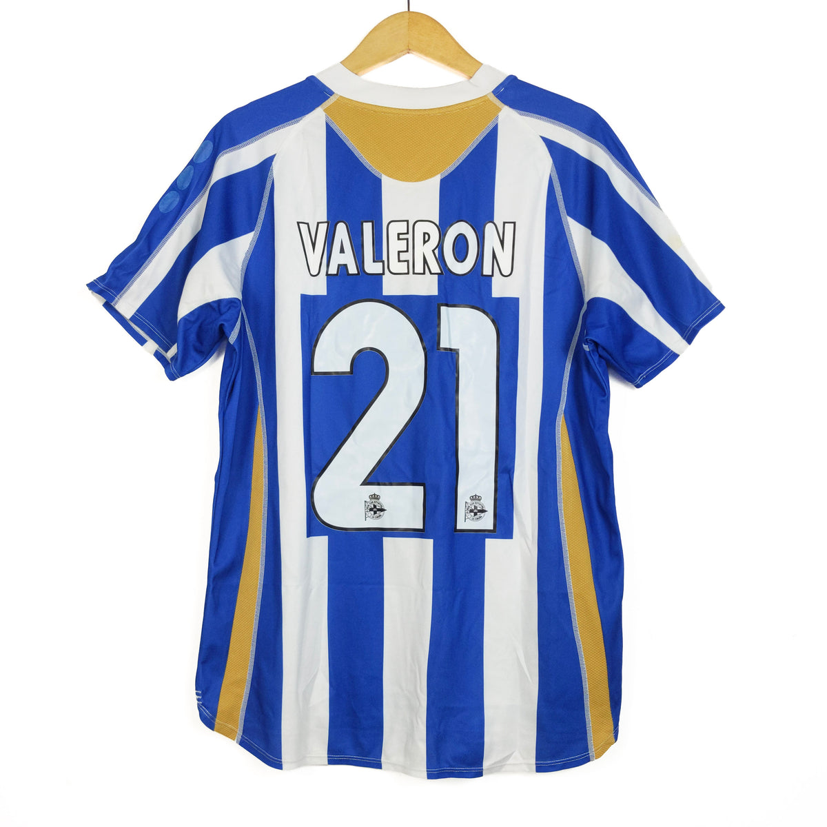 Original Deportivo de La Coruna 2007/08 Home - Valeron #21 Size M