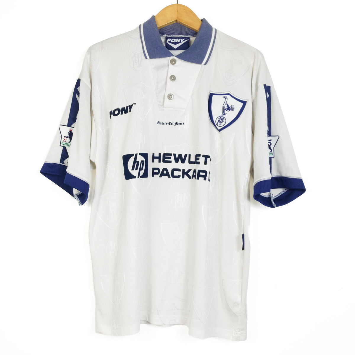 Original Tottenham Hotspur 1995/97 Home - Sheringham #10 Size L