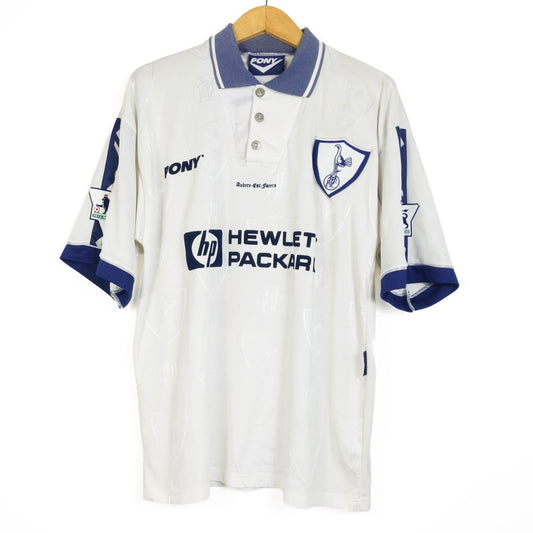 Original Tottenham Hotspur 1995/97 Home - Sheringham #10 Size L