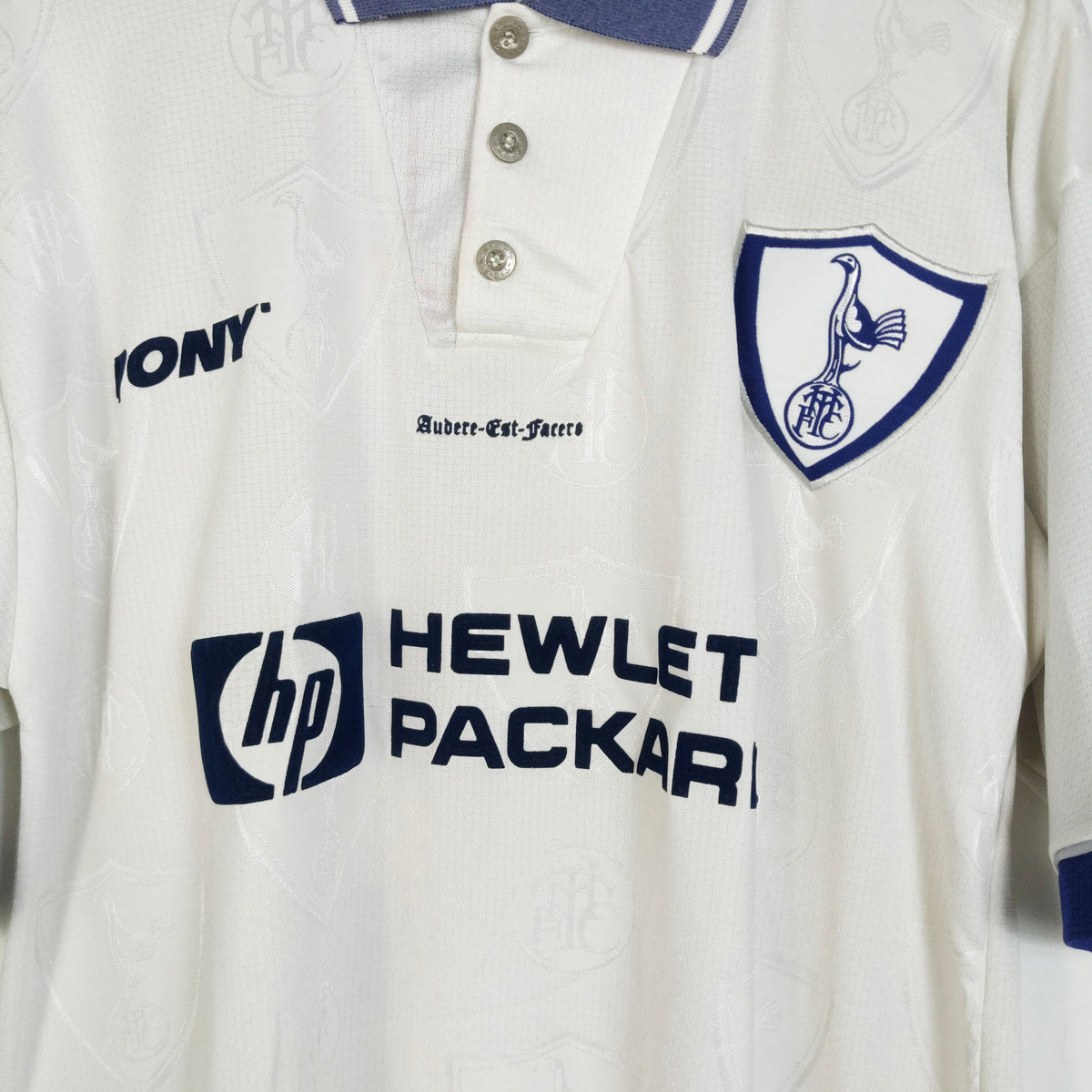 Original Tottenham Hotspur 1995/97 Home - Sheringham #10 Size L